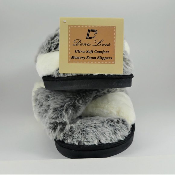 Ladies Memory Foam Slippers - Picture 4 of 11